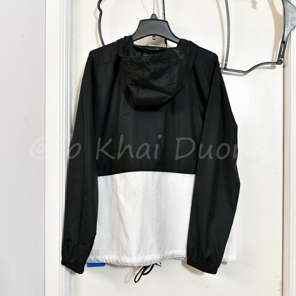 Columbia Women Windbreaker Jacket BLACK/WHITE - Picture 5 of 6